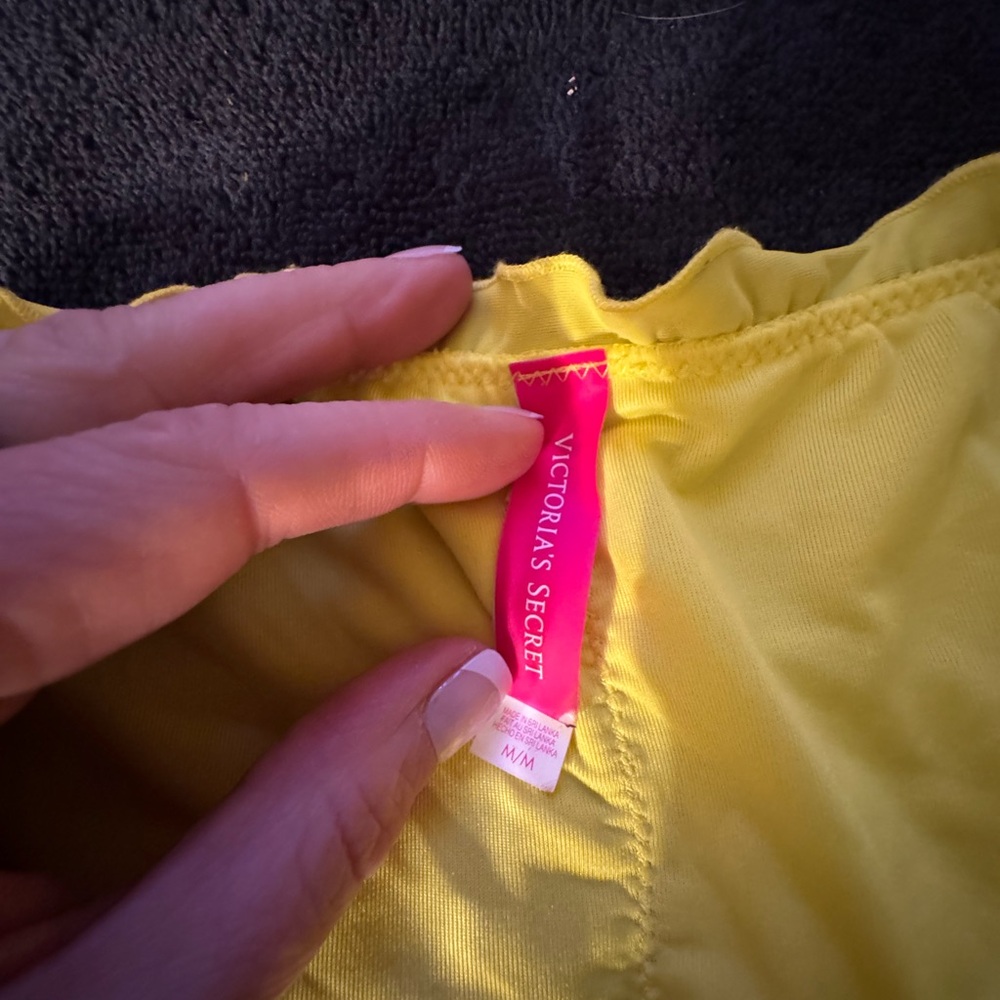 Yellow Ruffled Bikini Bottoms - Picture 3 of 3